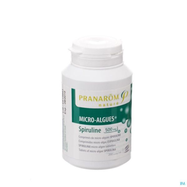 Spiruline 500mg Comp 200x500mg Pranarom